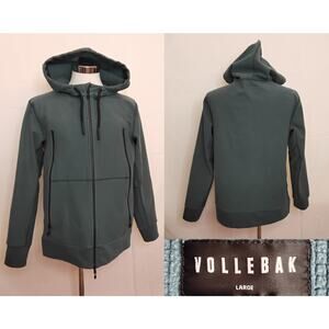 Vollebak 100 Year Zip Through Hoodie Men's L Blue Outdoor Gorpcore #W4629